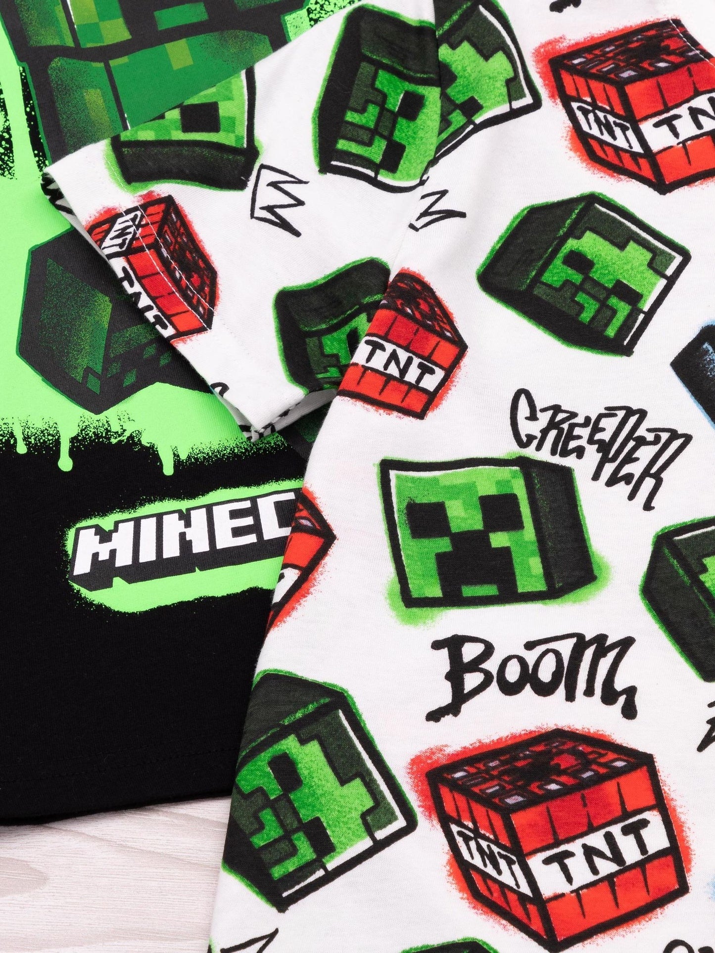 Vanilla Underground Boys 100% Cotton Minecraft T-Shirts 2 Pack image 4