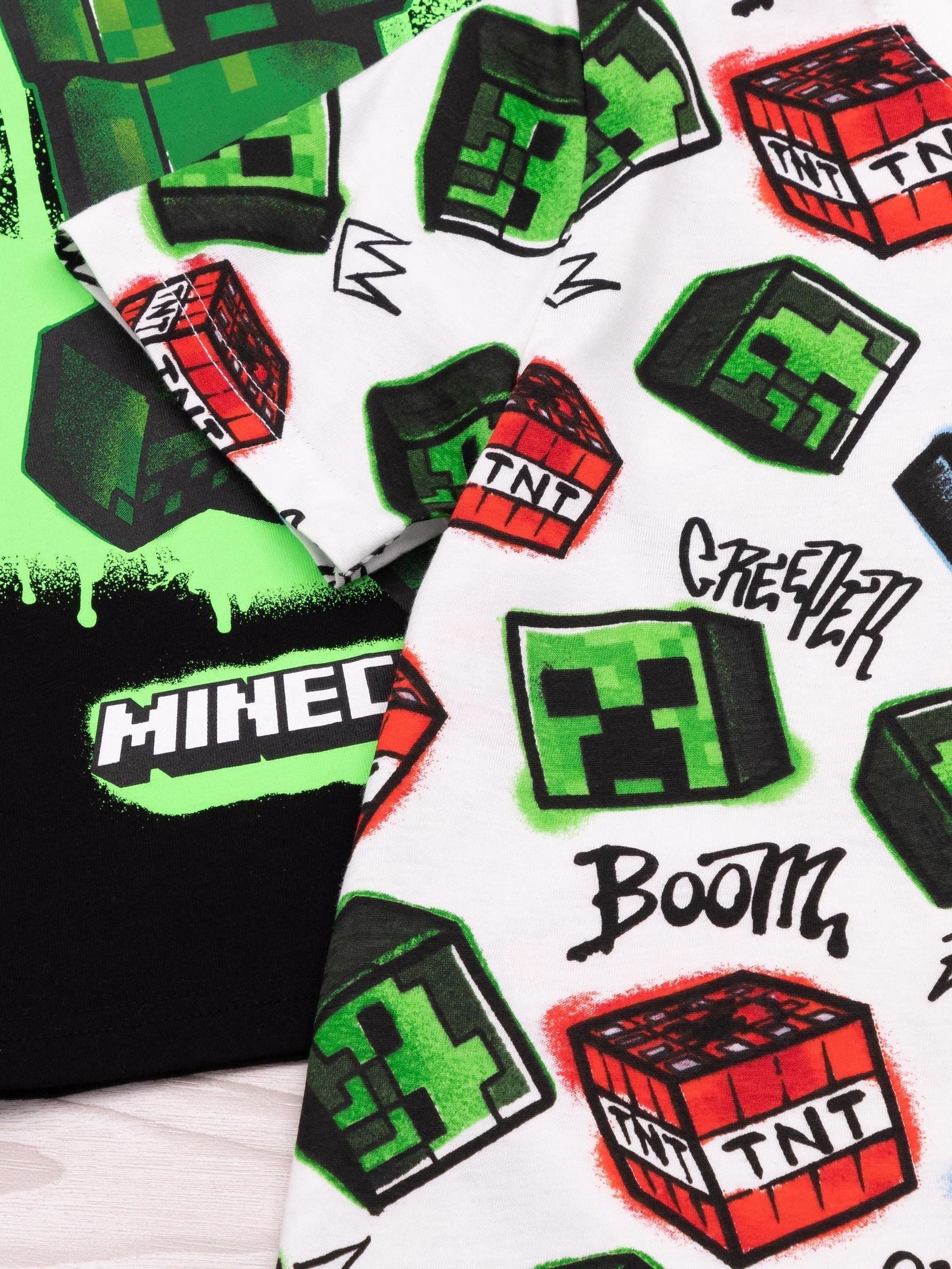Vanilla Underground Boys 100% Cotton Minecraft T-Shirts 2 Pack image 4