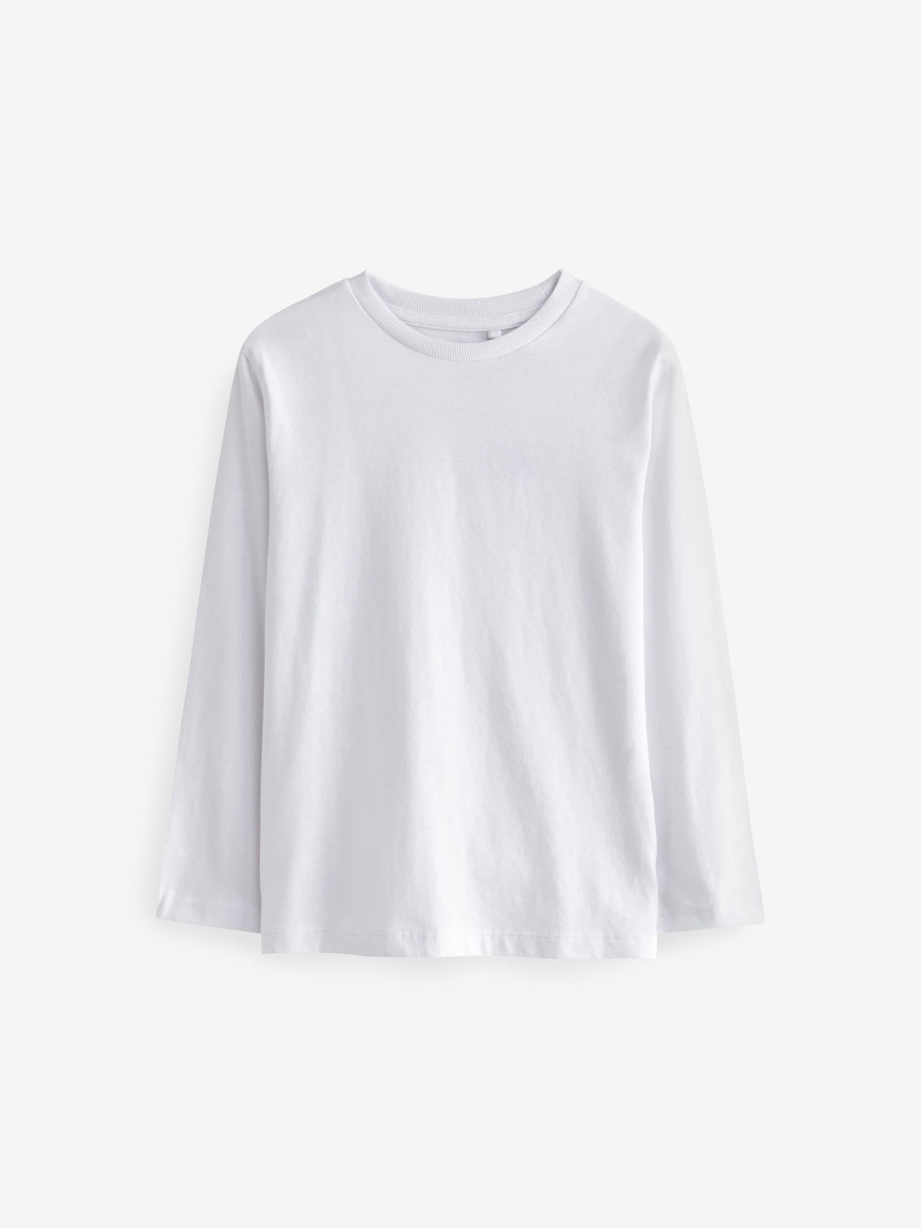 Dsiney Kidz - White 5 Pack Long Sleeve T-Shirts (3-16yrs) image 2