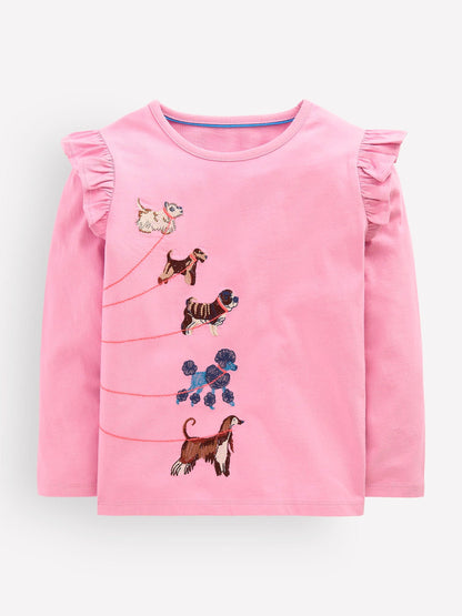 Dsiney Kidz - Boden Purple Long Sleeve Superstitch T-Shirt image 1
