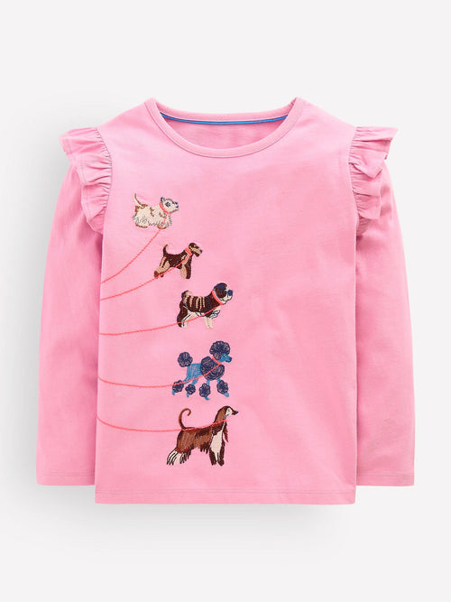 Dsiney Kidz - Boden Purple Long Sleeve Superstitch T-Shirt image 1