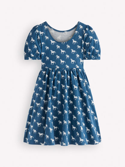 Dsiney Kidz - Boden Blue Ballerina Jersey Dress image 1