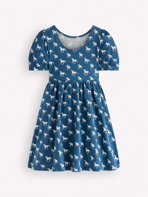 Dsiney Kidz - Boden Blue Ballerina Jersey Dress image 1