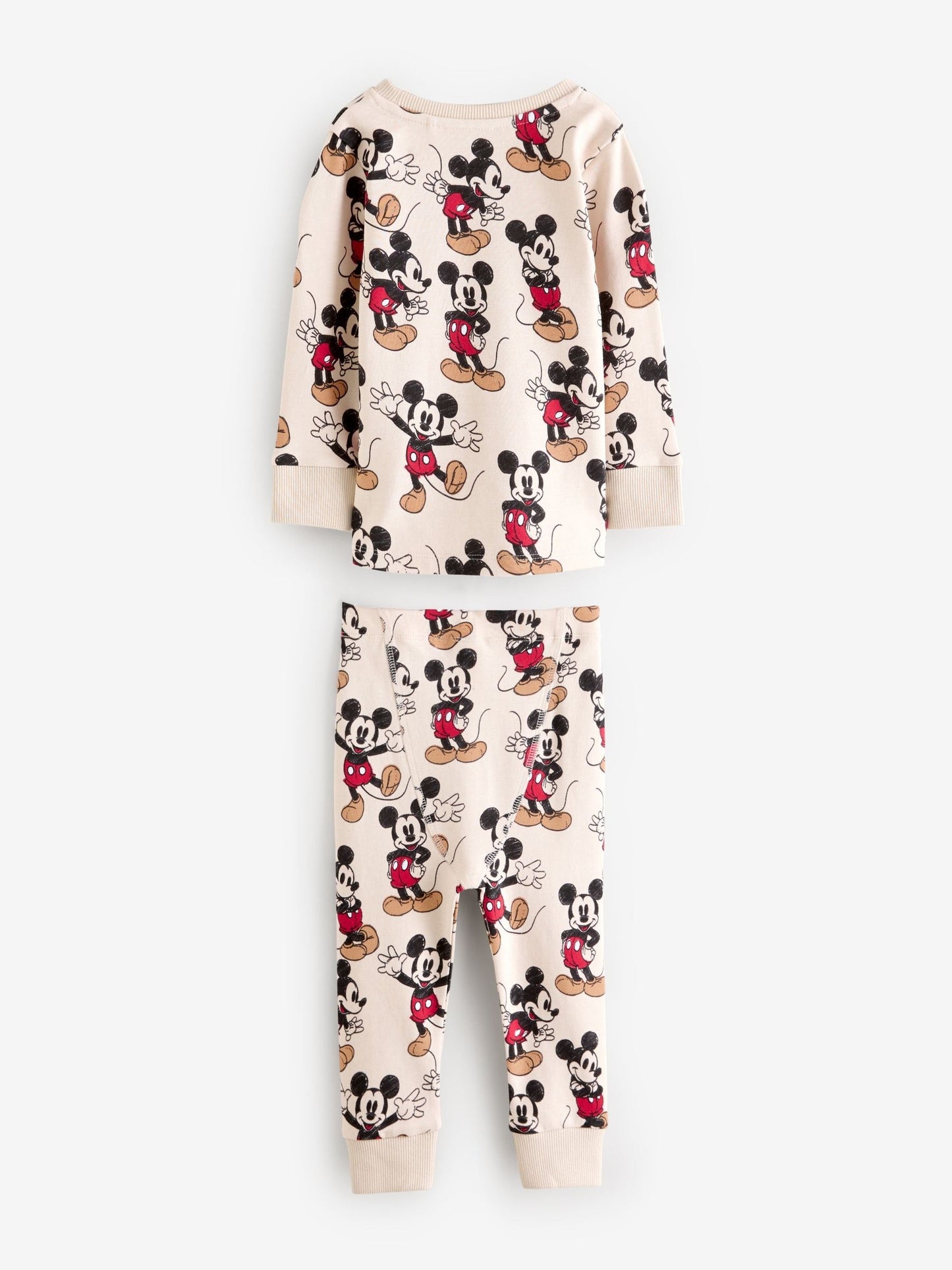 Blue/Ecru Mickey Mouse Snuggle Pyjamas 3 Pack (9mths-10yrs)