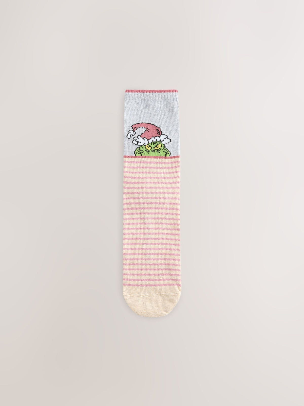 Pink/Green Christmas The Grinch Licensed Ankle Socks 4 Pack - image 5