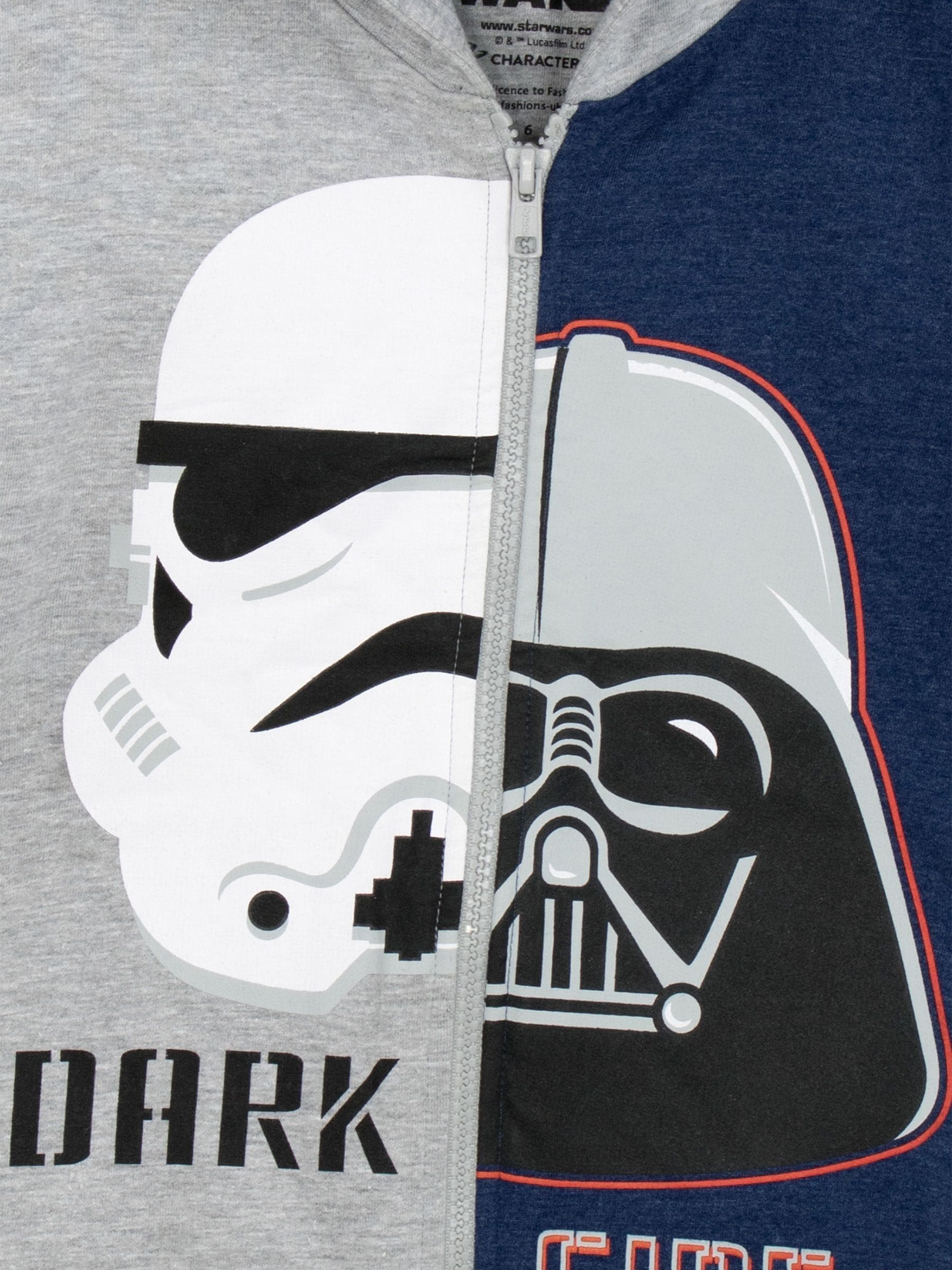 Dsiney Kidz - Character Grey Star Wars Zip Up Hoodie image 2