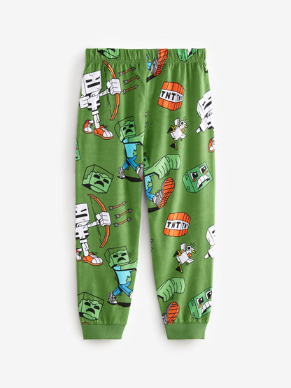 Black/Green Minecraft Pyjamas 2 Pack (5-16yrs) - image 10
