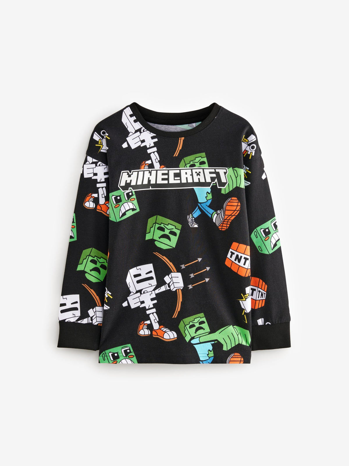 Black/Green Minecraft Pyjamas 2 Pack (5-16yrs) - image 6