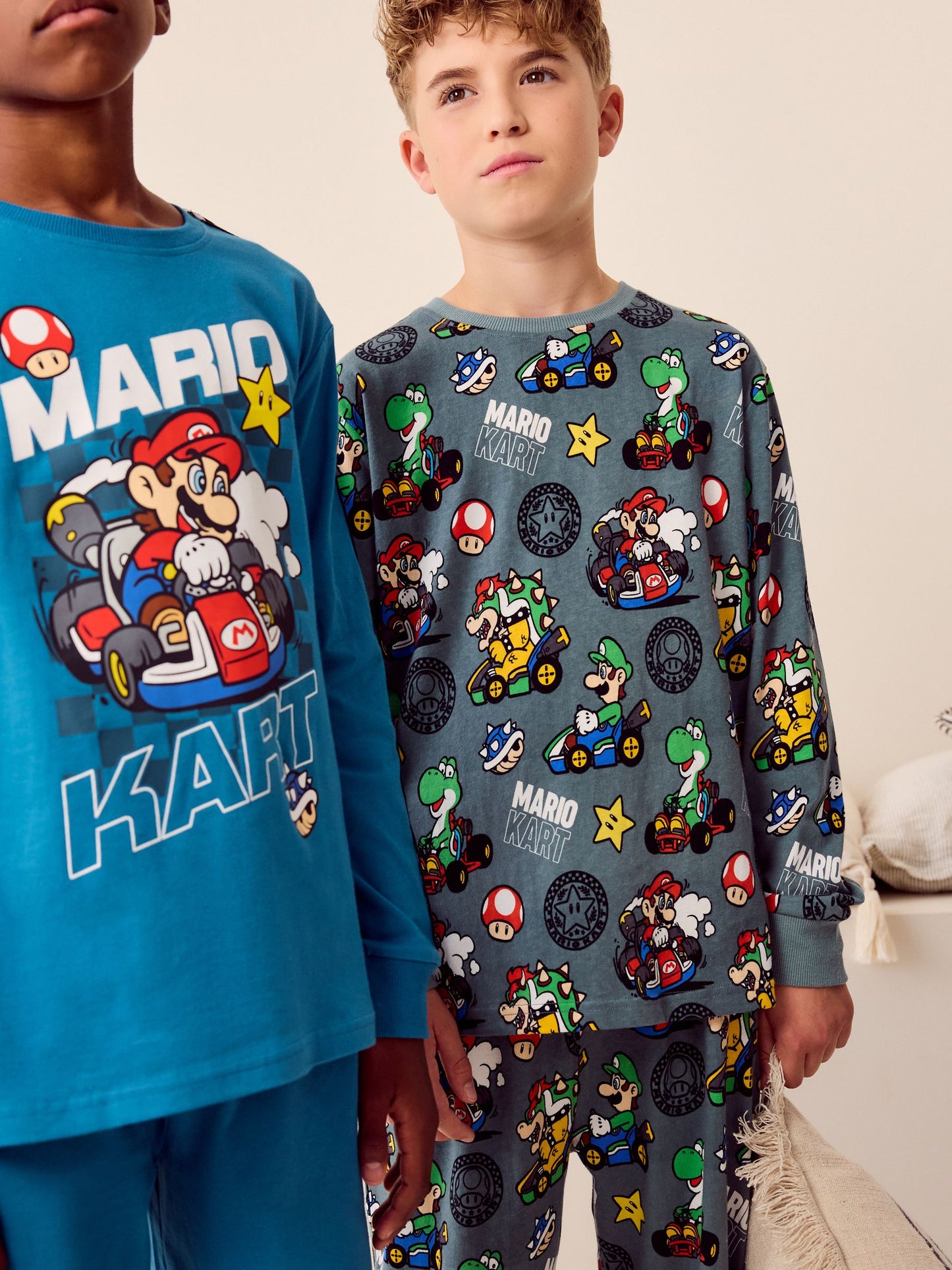 Dsiney Kidz - Mario Kart Green/Blue Jogger Pyjamas 2 Pack (3-14yrs) image 3