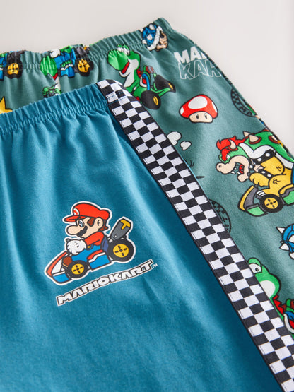 Dsiney Kidz - Mario Kart Green/Blue Jogger Pyjamas 2 Pack (3-14yrs) image 5