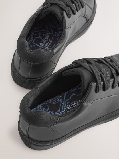 Black Standard Fit (F) Lace Up School Shoes image 5