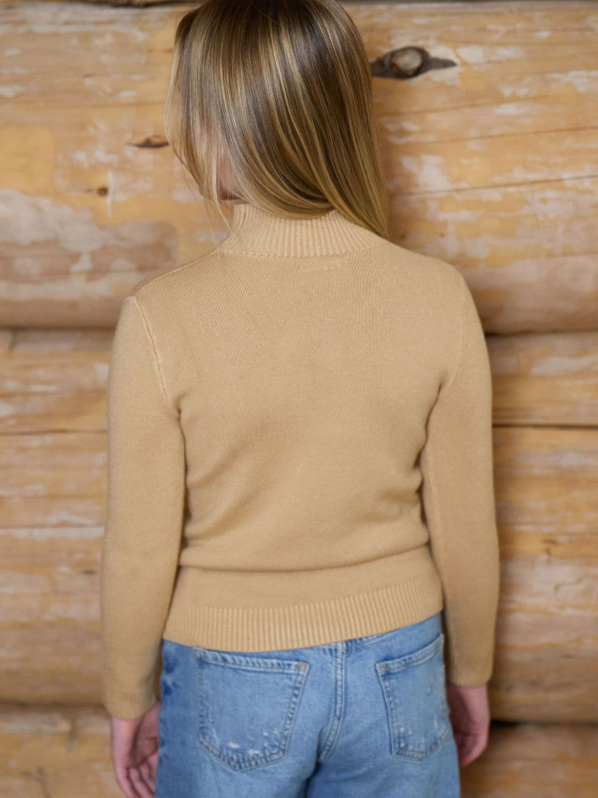 The Little Tailor Natural Snow Princess Text Ski Jumper - image 2