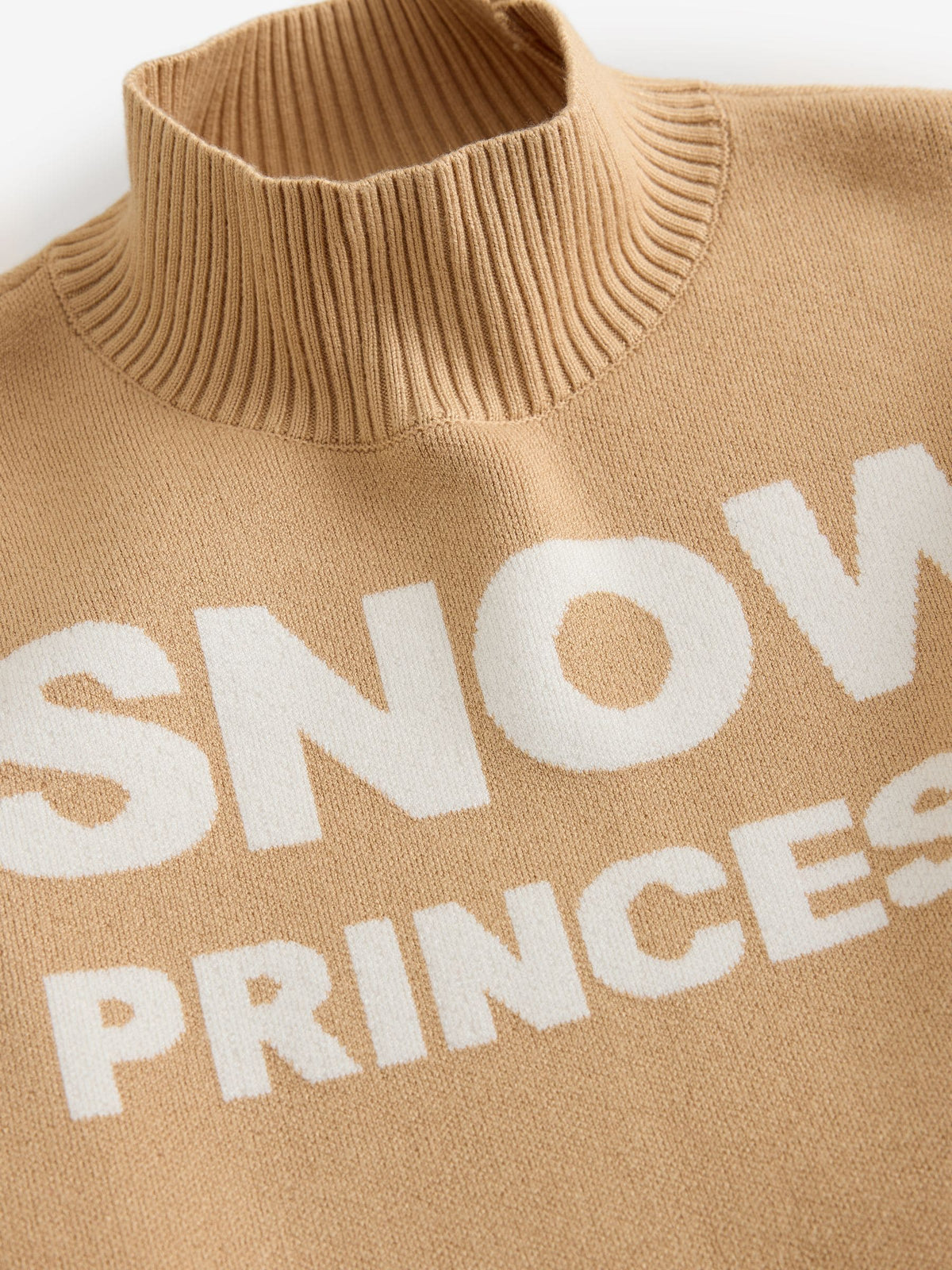 The Little Tailor Natural Snow Princess Text Ski Jumper - image 8