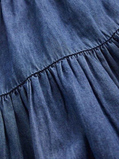 Dsiney Kidz - Boden Blue Bow Waist Woven Dress image 3
