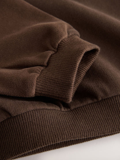 Chocolate Brown Cookie Crew Neck Sweatshirt (3mths-7yrs) - image 4