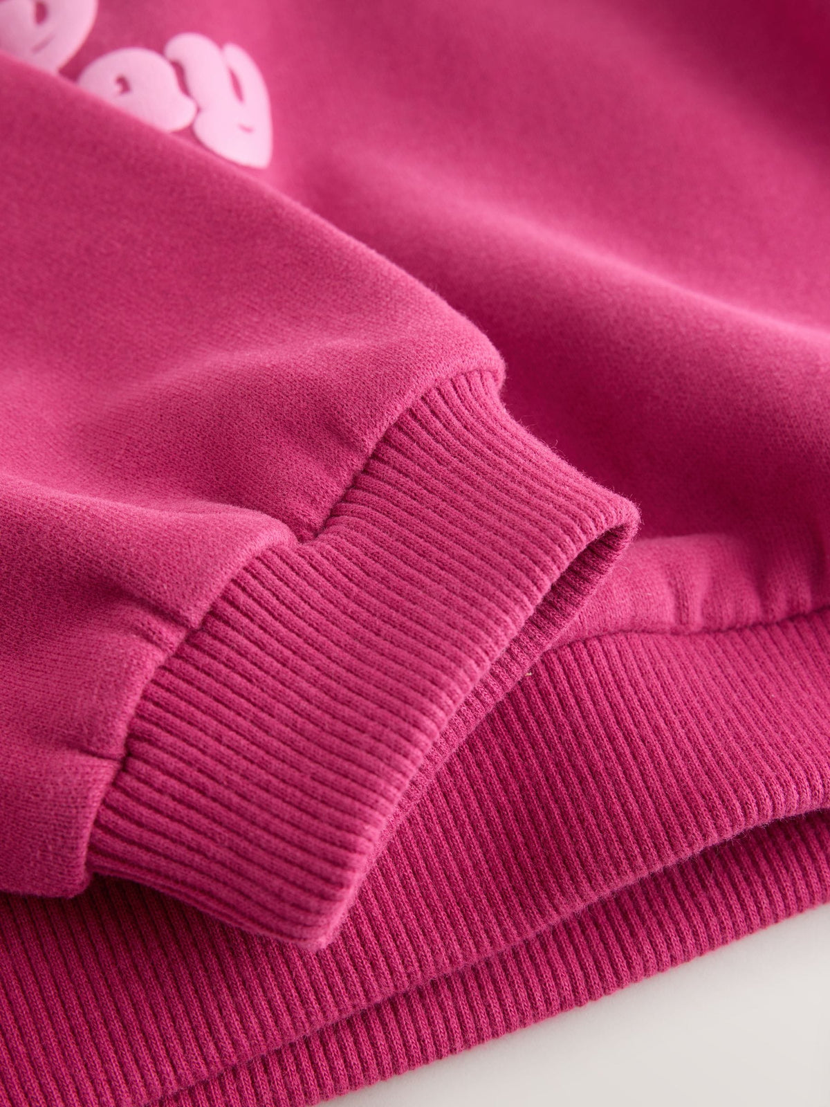 Bright Pink Slogan Crew Neck Sweatshirt (3mths-7yrs) - image 3