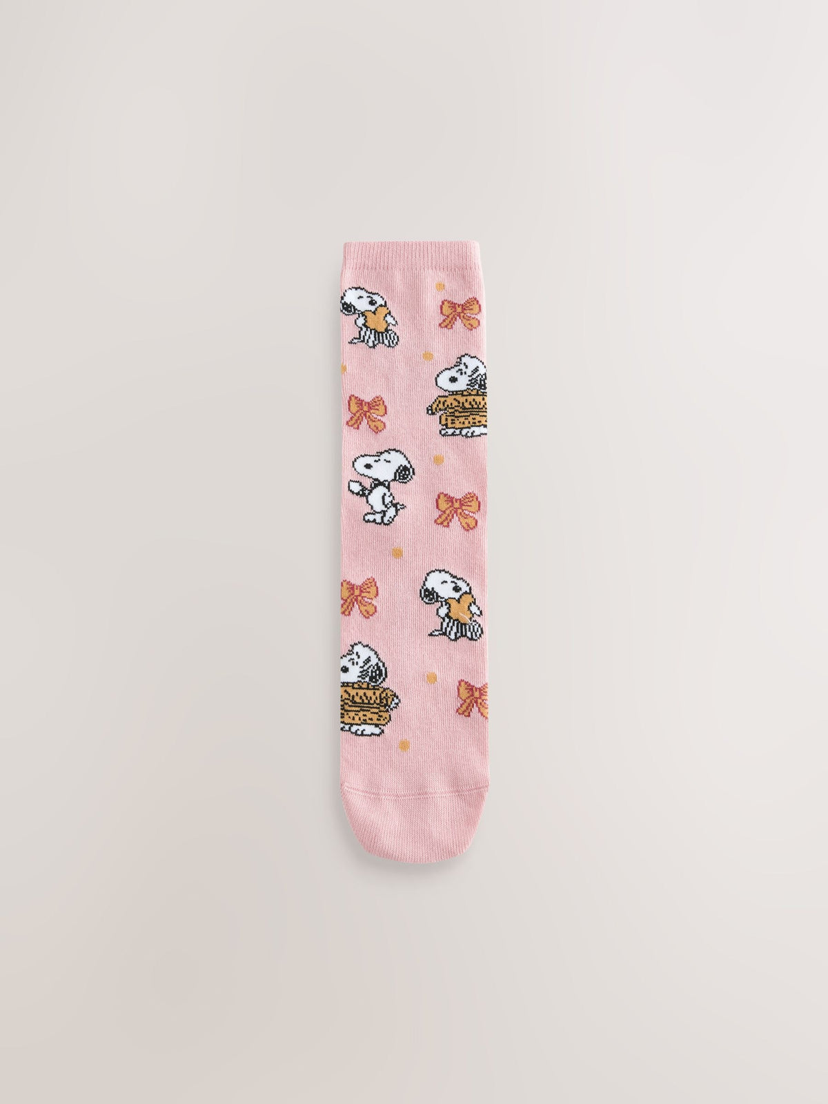 Rust Brown/Green/Pink Snoopy Licensed Ankle Socks 4 Pack - image 2