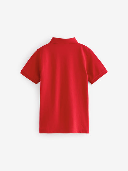 Dsiney Kidz - Stag Red Short Sleeve Polo Shirt (3-16yrs) image 2