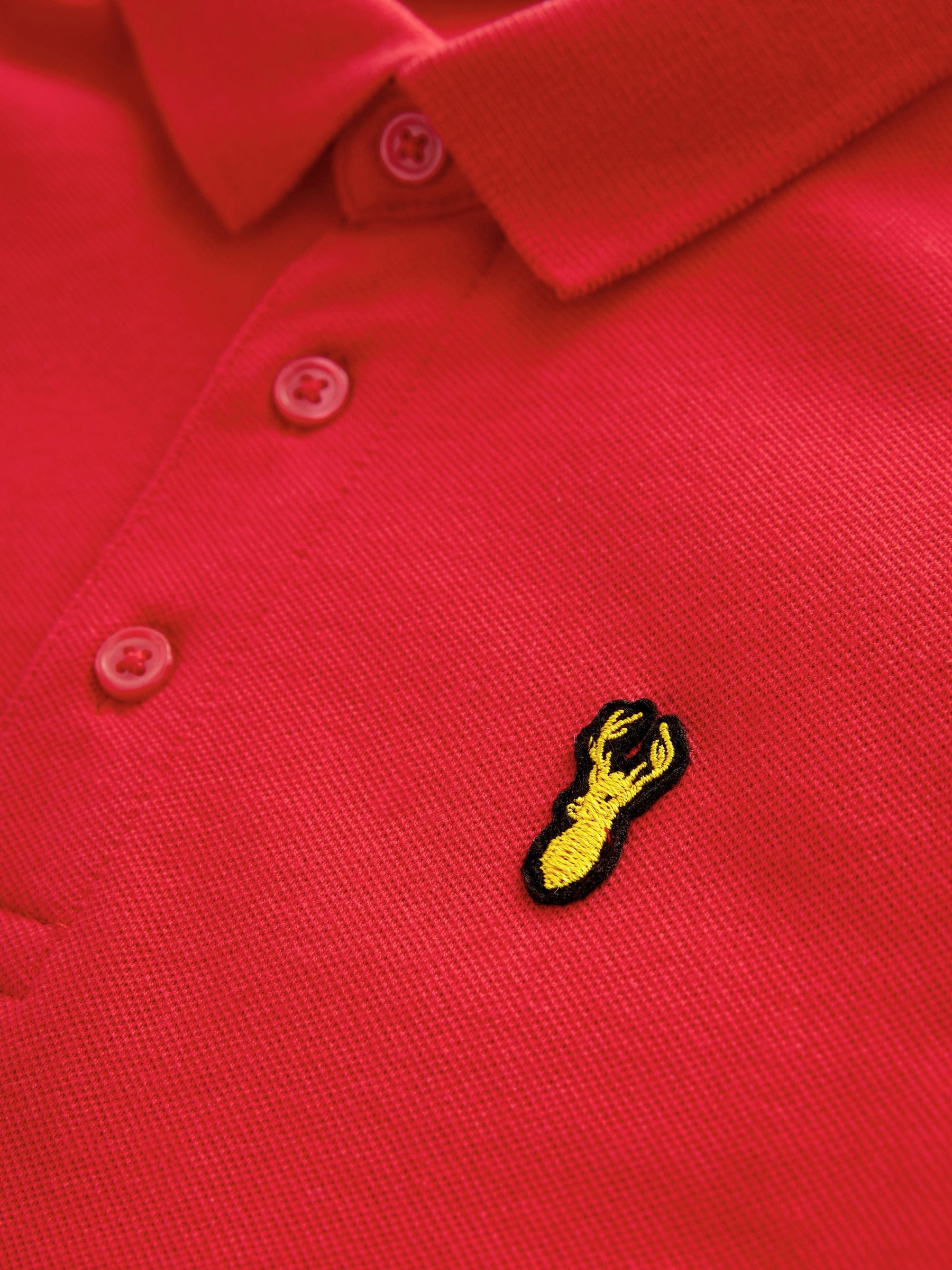 Dsiney Kidz - Stag Red Short Sleeve Polo Shirt (3-16yrs) image 3