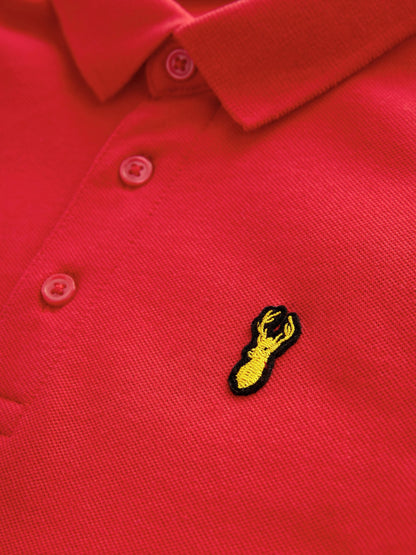 Dsiney Kidz - Stag Red Short Sleeve Polo Shirt (3-16yrs) image 3