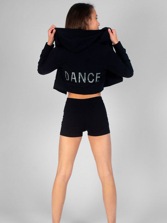 Pineapple Black Jersey Hotpant Shorts image 2