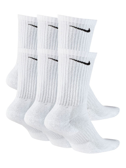 Nike White Crew Everyday Cushioned Socks 6 Pack - image 3
