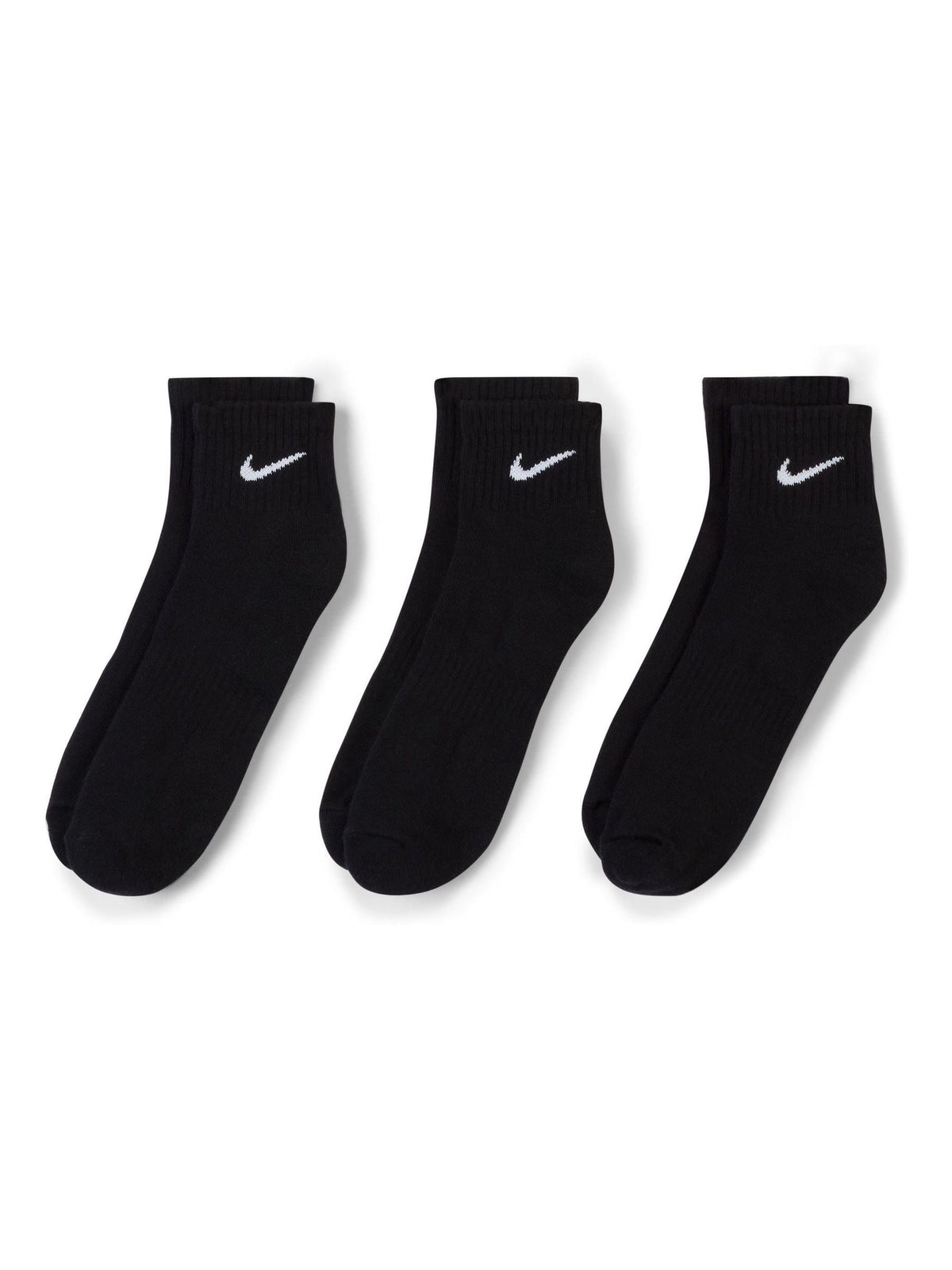 Nike Black Ankle Everyday Cushioned Crew Socks 3 Pack - image 4