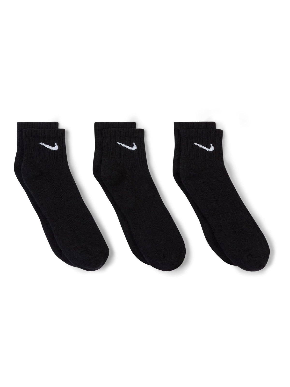 Nike Black Ankle Everyday Cushioned Crew Socks 3 Pack - image 5