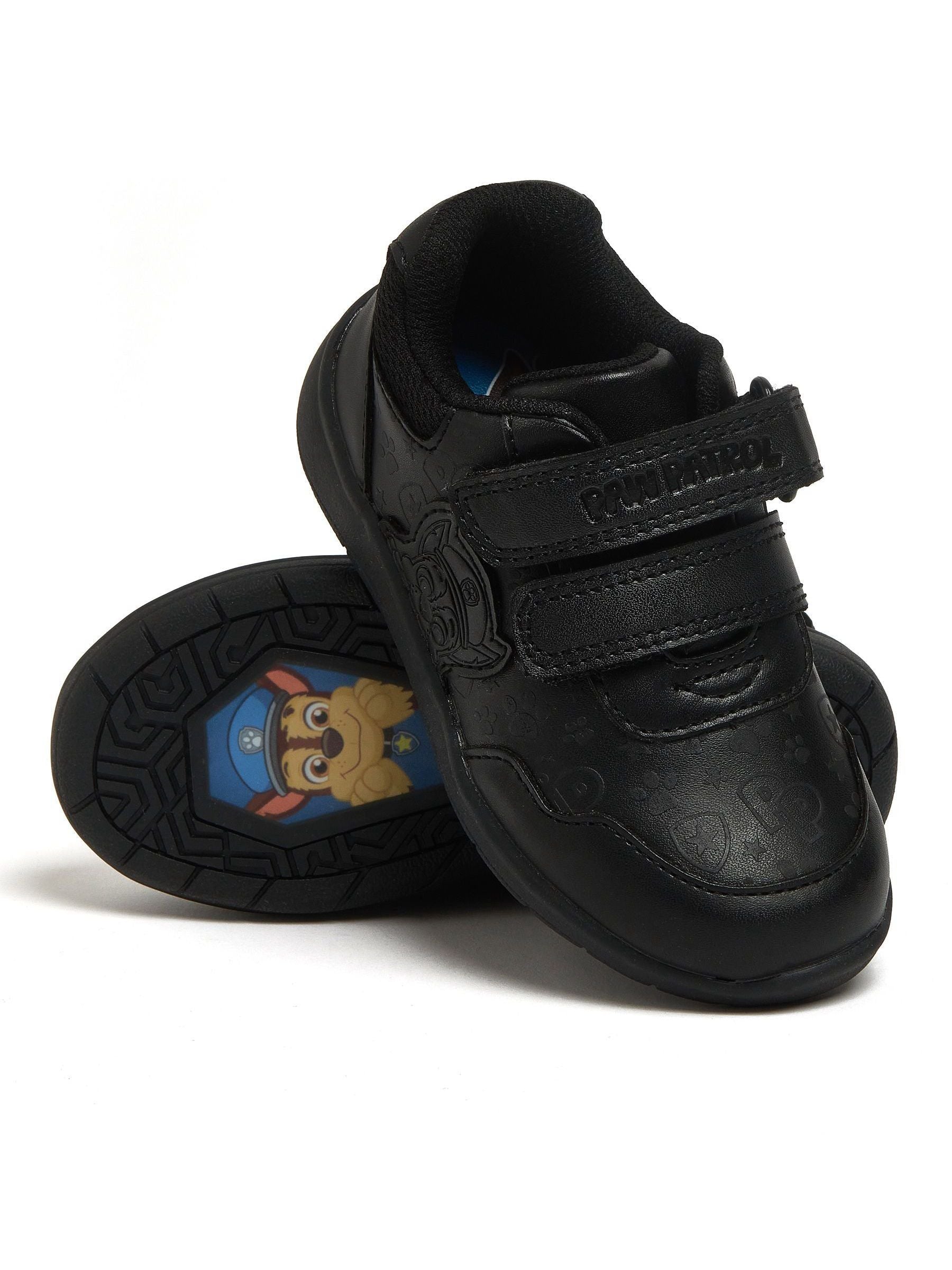 Character Black Paw Patrol School Shoes image 1