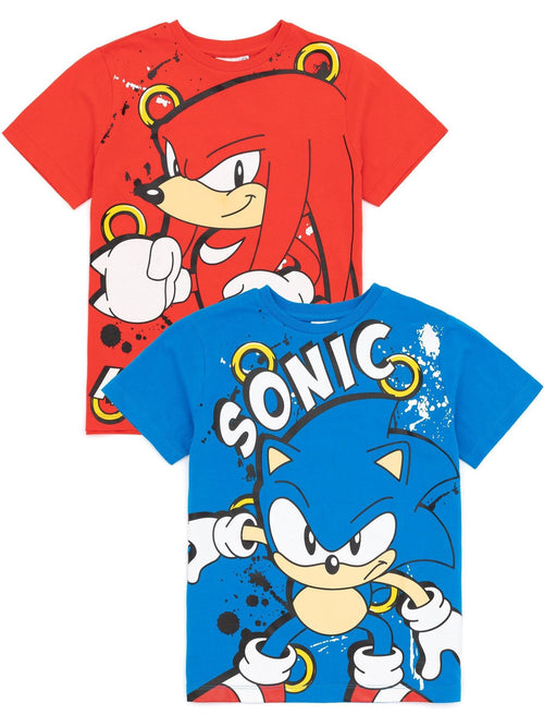Vanilla Underground Red Sonic 100% Cotton T-Shirts 2 Pack image 1