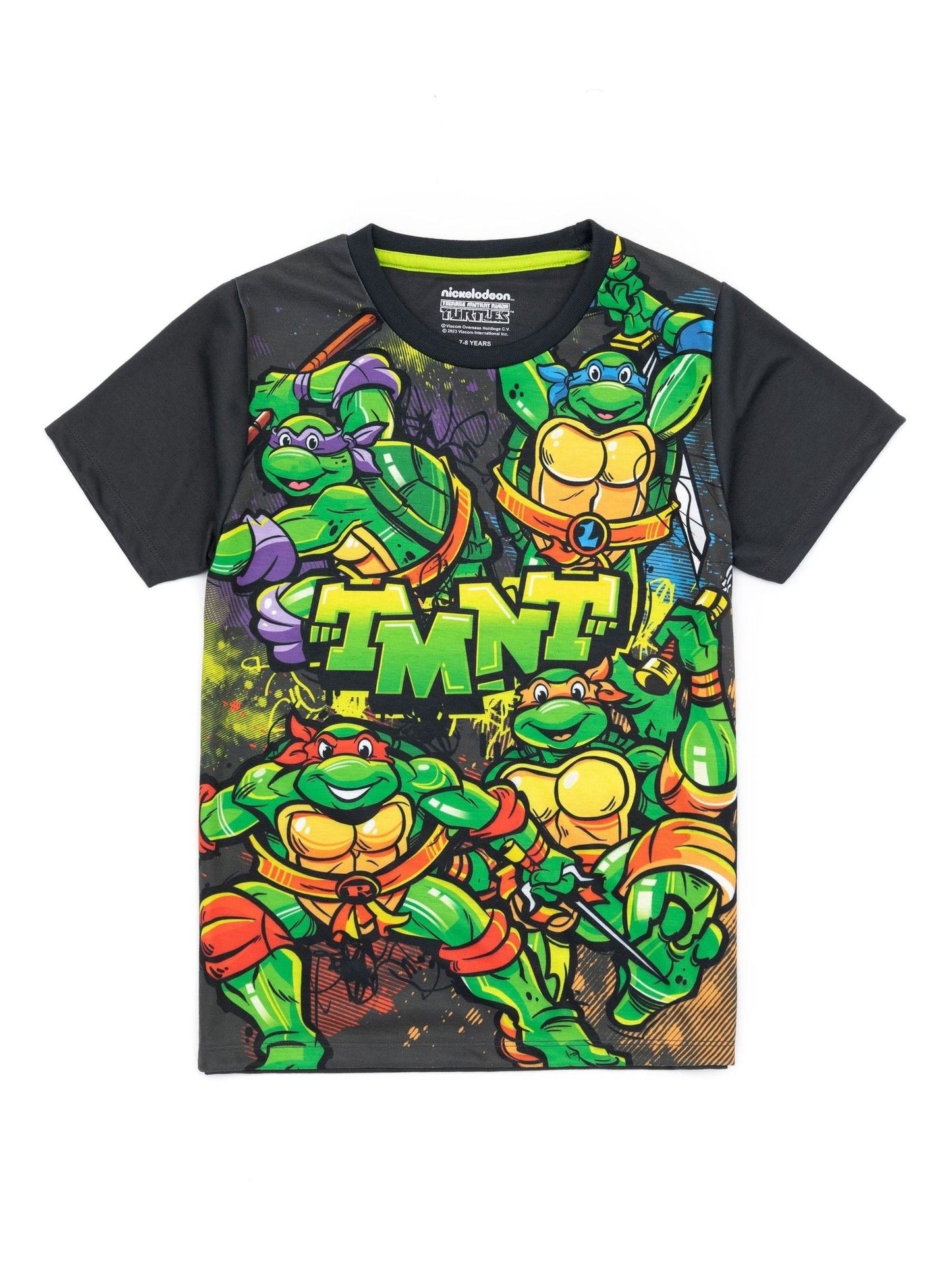 Vanilla Underground Green Boys Ninja Turtles Short Pyjamas image 4