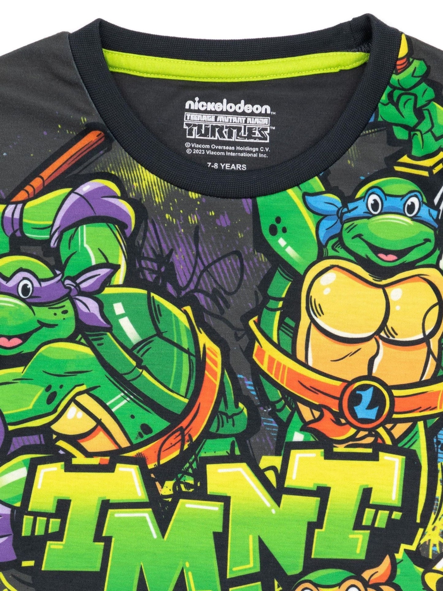 Vanilla Underground Green Boys Ninja Turtles Short Pyjamas image 6