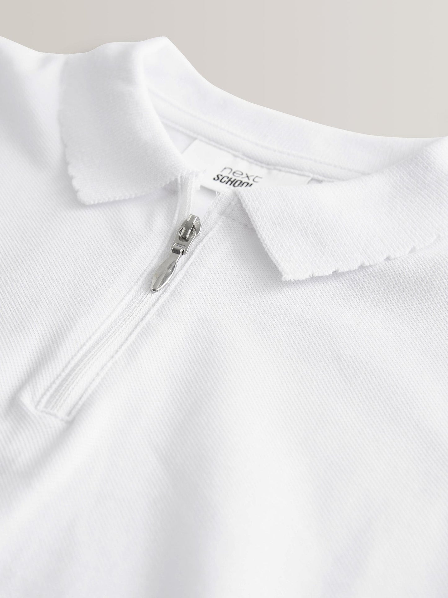 Dsiney Kidz - White Girls 2 Pack 100% Cotton Zip Polo Shirts (3-16yrs) image 3