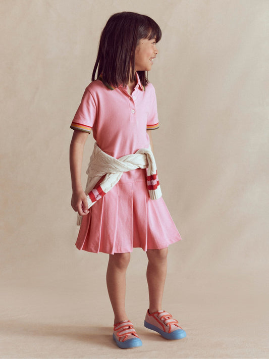 Boden Pink Pique Jersey Dress image 2