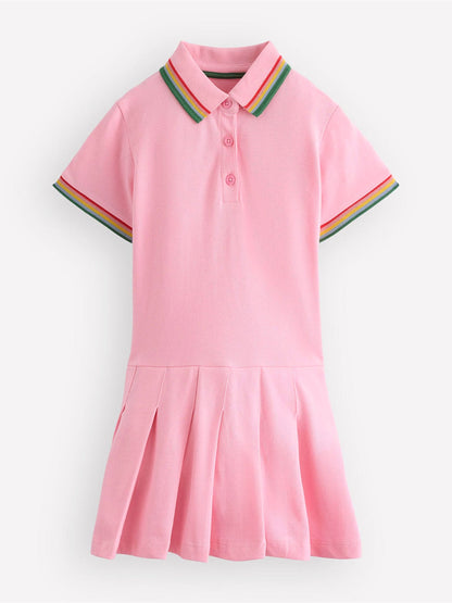 Boden Pink Pique Jersey Dress image 3