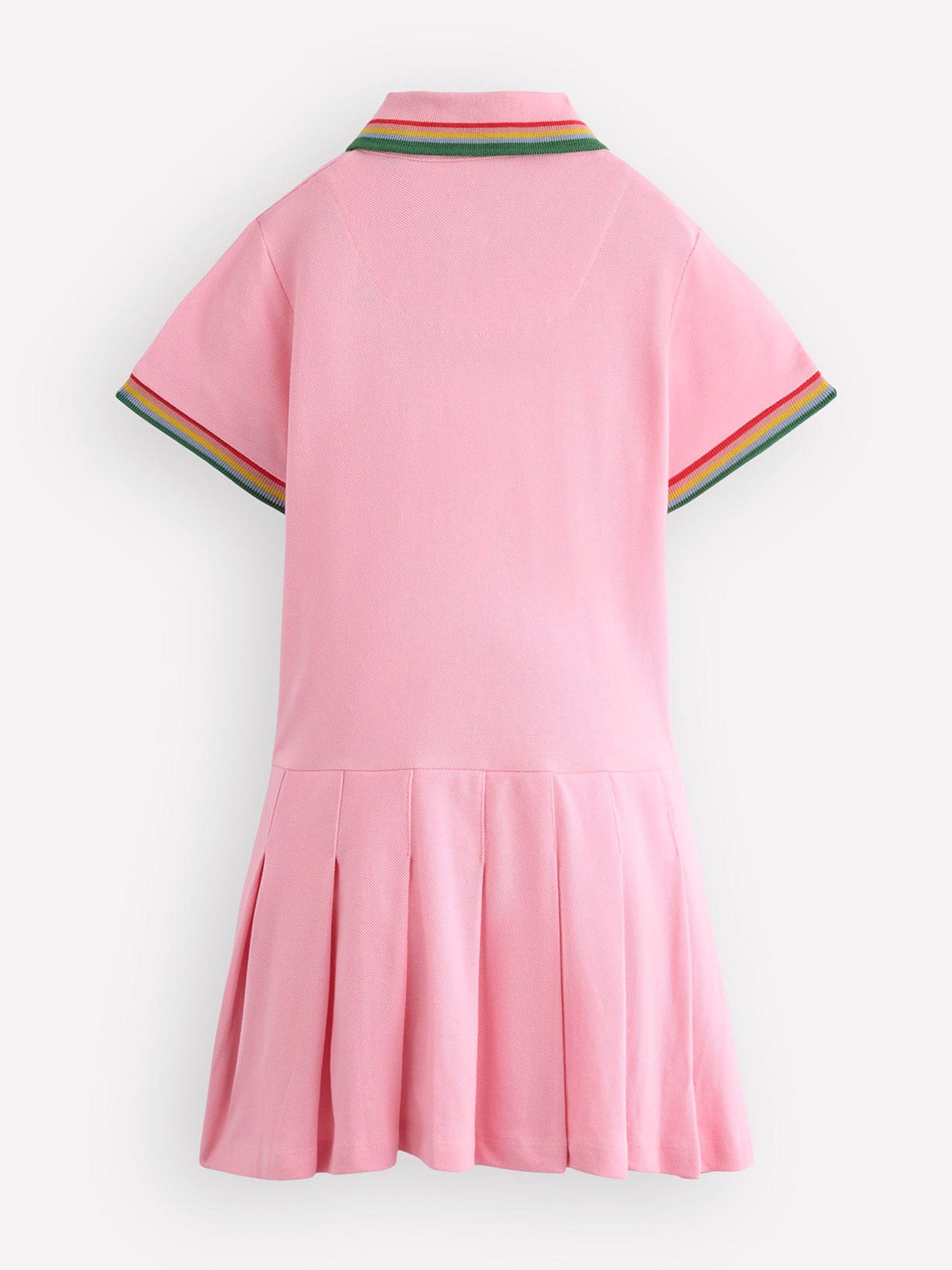 Boden Pink Pique Jersey Dress image 4