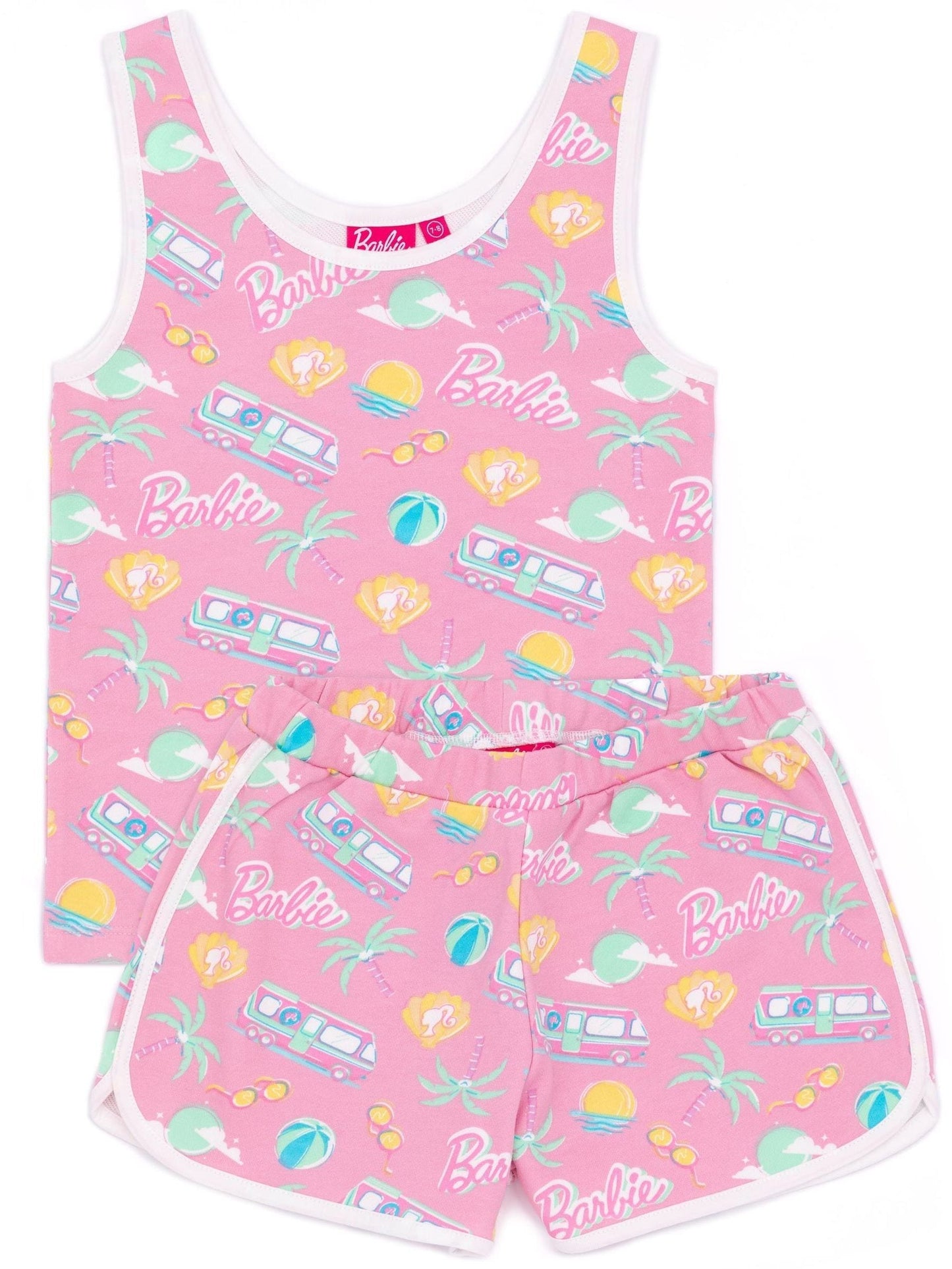 Dsiney Kidz - Vanilla Underground Pink Barbie Girls Top & Short 2 Piece Set image 1