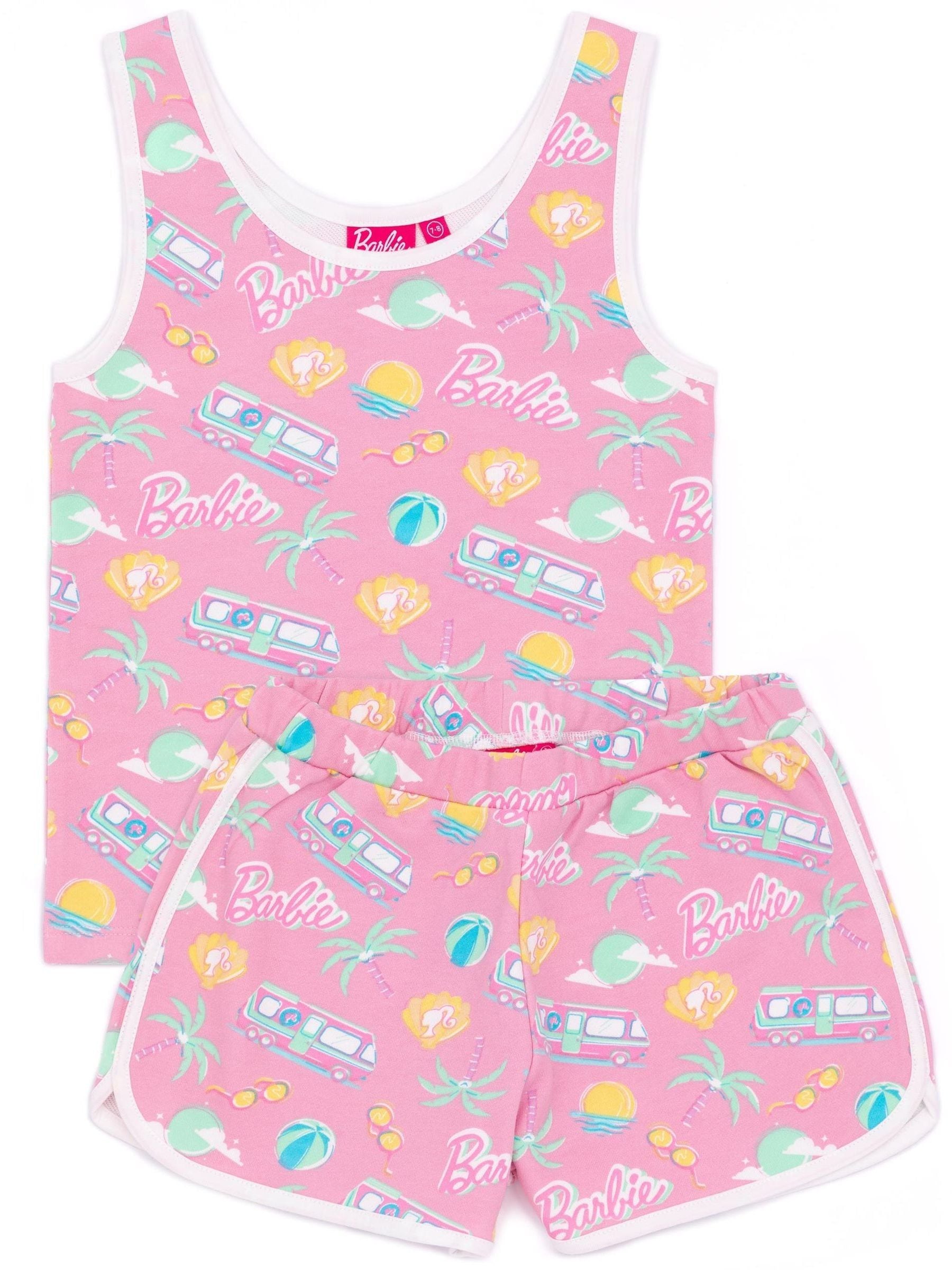 Dsiney Kidz - Vanilla Underground Pink Barbie Girls Top & Short 2 Piece Set image 1