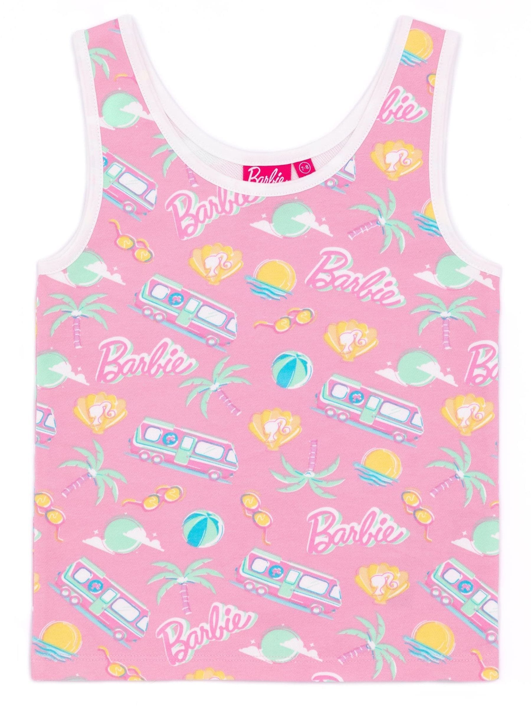 Dsiney Kidz - Vanilla Underground Pink Barbie Girls Top & Short 2 Piece Set image 2
