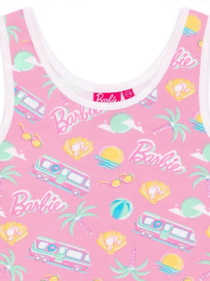 Dsiney Kidz - Vanilla Underground Pink Barbie Girls Top & Short 2 Piece Set image 4