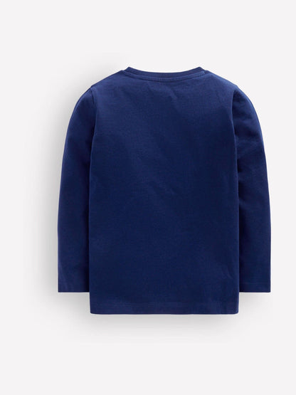 Dsiney Kidz - Boden Blue Longsleeve Superstitch T-Shirt image 2