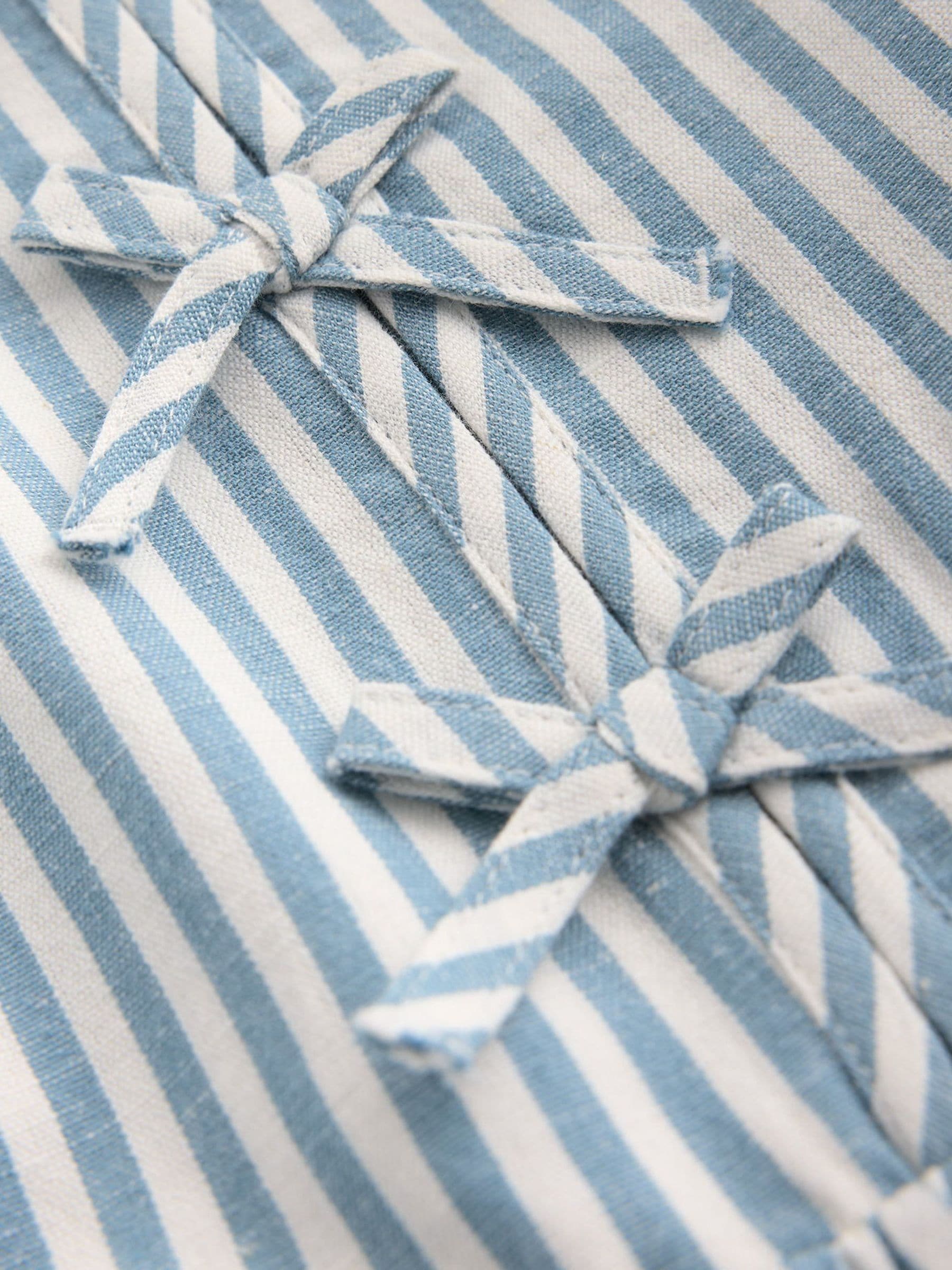 Dsiney Kidz - Boden Blue Bow Front Woven Dress image 3