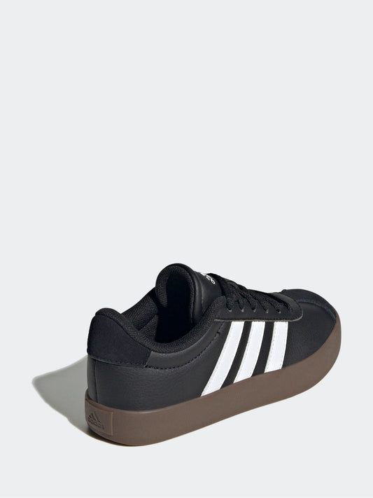 adidas Black/Tan VL Court 3.0 Trainers image 2