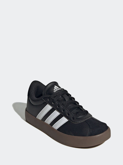 adidas Black/Tan VL Court 3.0 Trainers image 3
