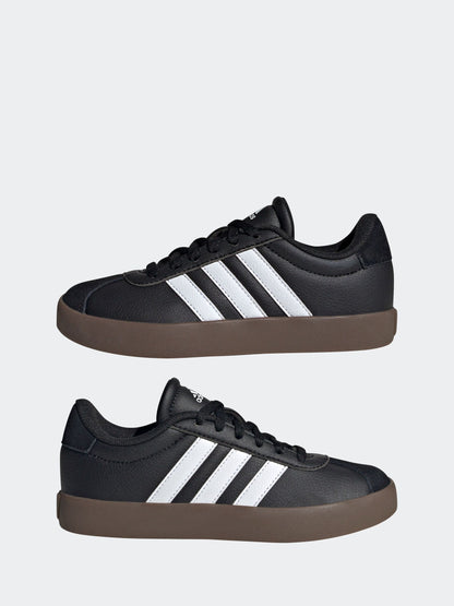 adidas Black/Tan VL Court 3.0 Trainers image 5