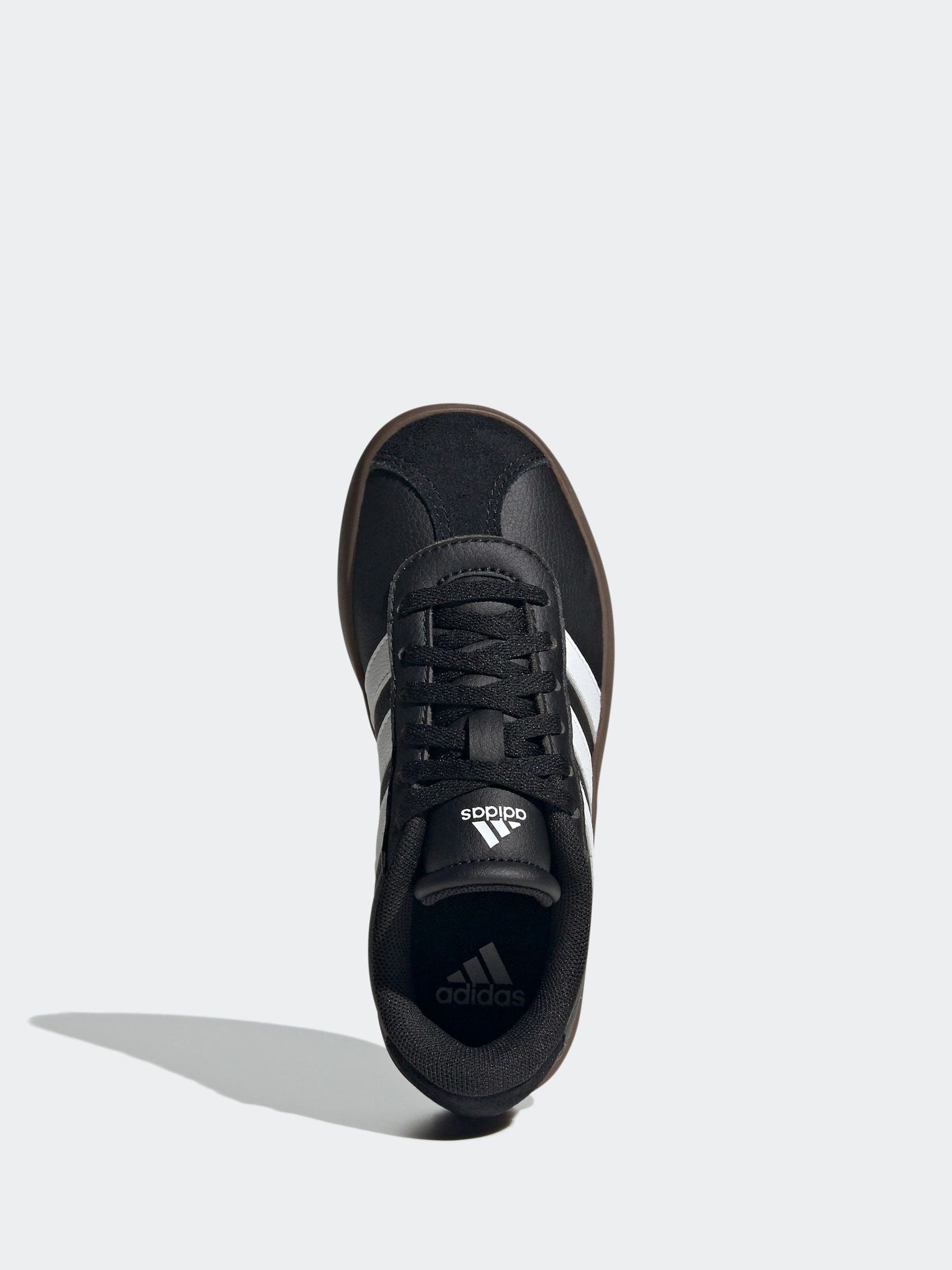 adidas Black/Tan VL Court 3.0 Trainers image 6