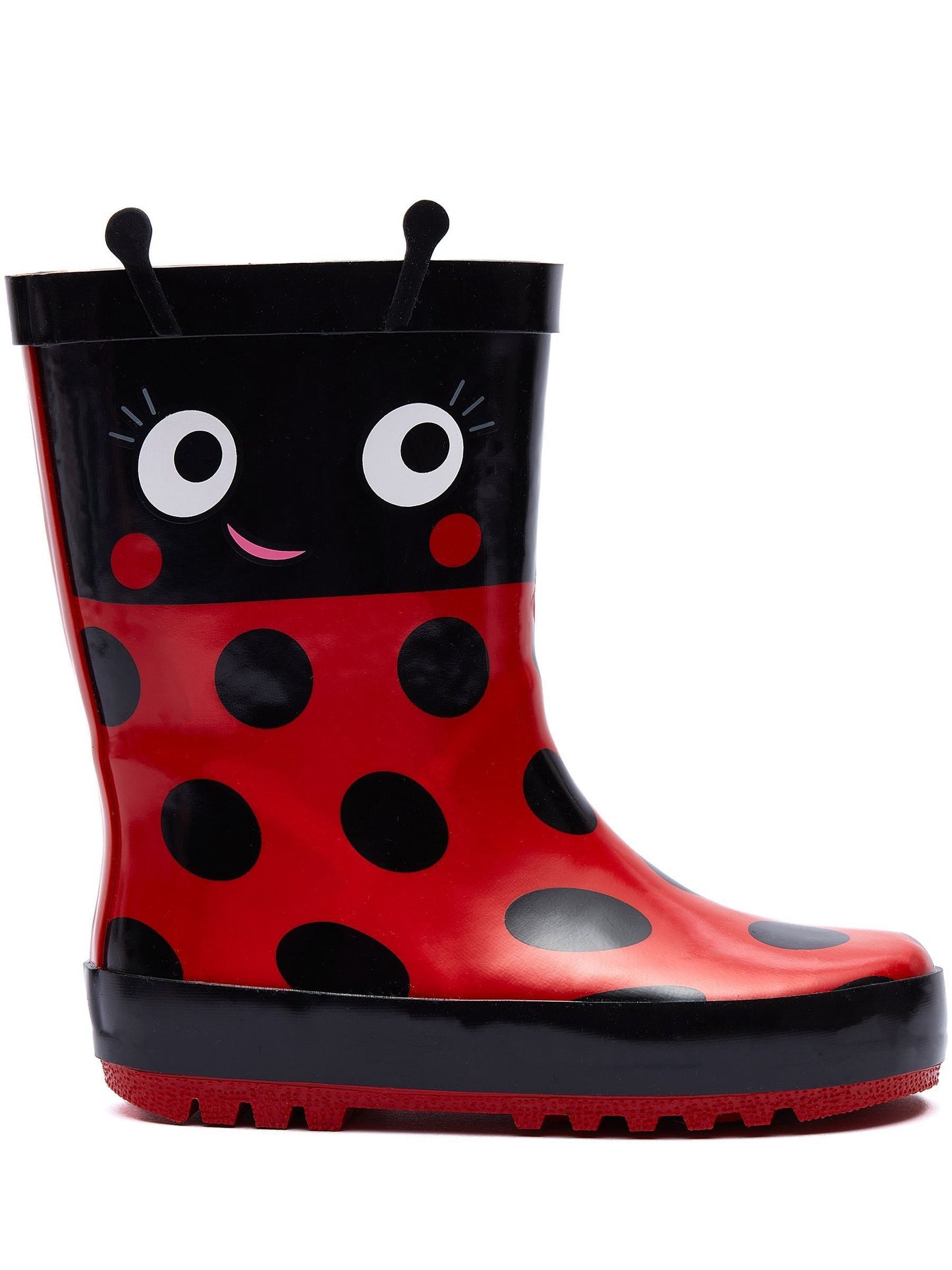 Harry Bear Purple Ladybird Printed Wellies image 2