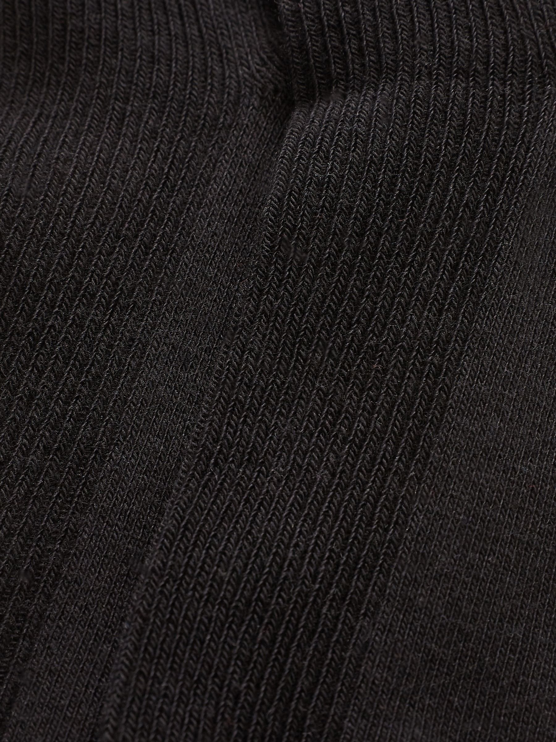 Black 2 Pack Cotton Rich Over Knee School Socks image 2