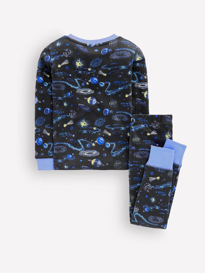 Boden Blue Snug Long John Pyjamas - image 2