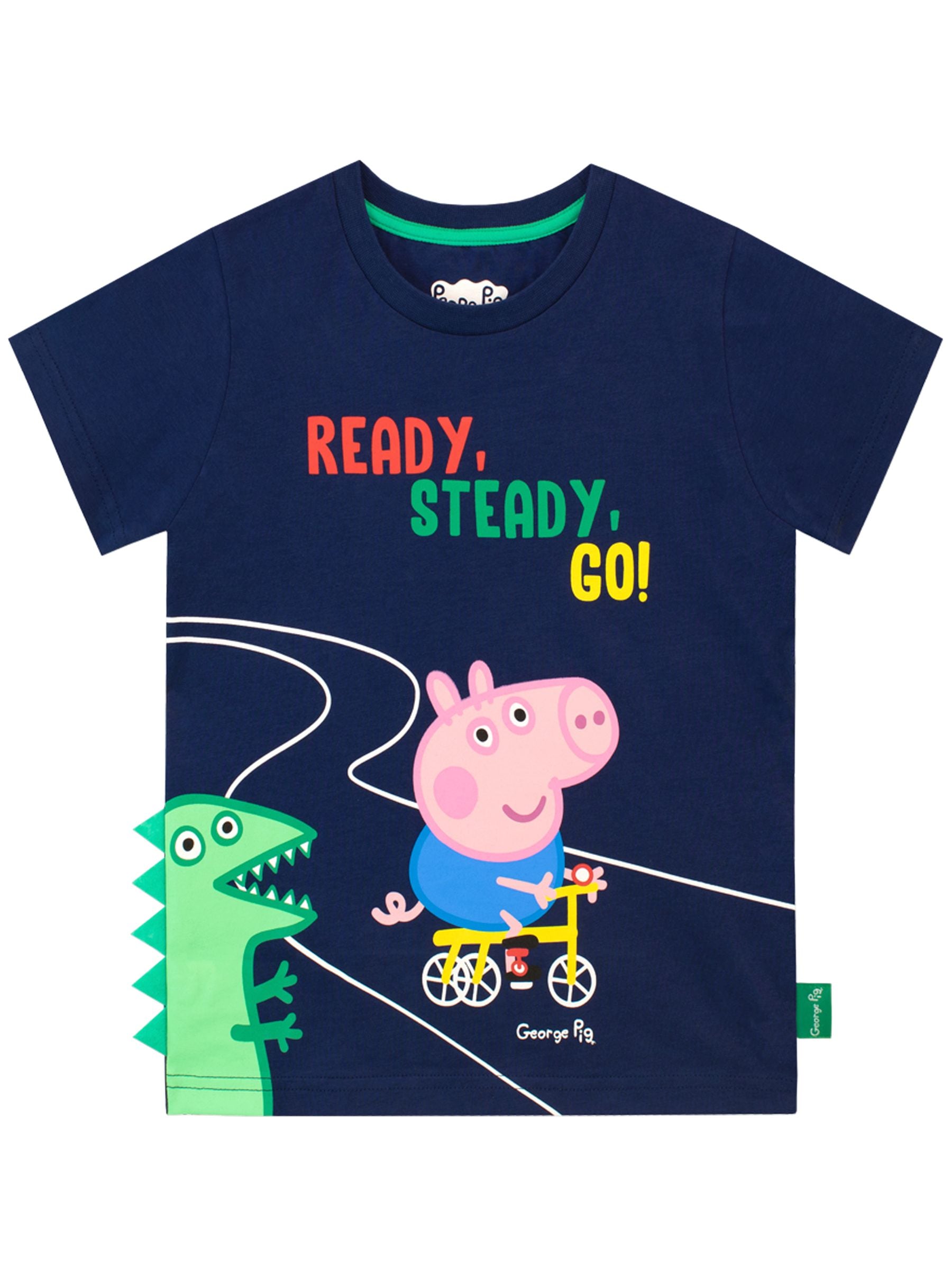 Character Navy George 100% Cotton T-Shirt image 1